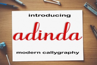 Adinda: A Handwritten Font for Modern Web Design