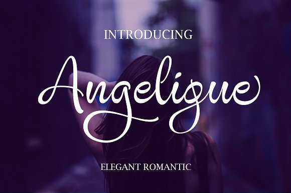 Angelique: The Handwritten Typeface for Elegant Product Branding