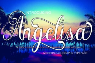 Angelisa: A Refined Script Font for Editorial Design