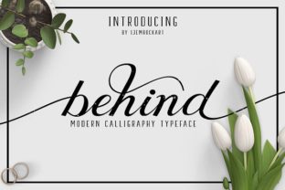 Behind: The Handmade Script Font That Elevates Campaign Visuals