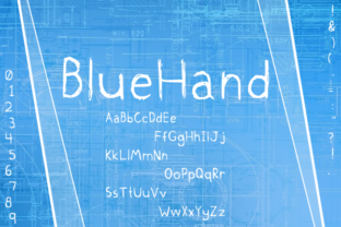 BlueHand: The Handwritten Typeface for Handmade Brands