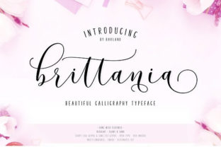 Brittania: A Modern Script Font for Editorial Design