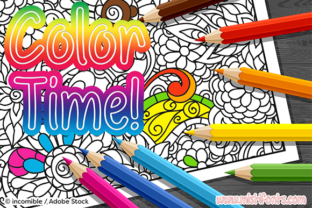 Color Time: A Fun Outline Font for Modern Web Design
