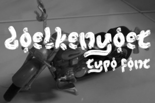 Doelkenyoet: A Hand-Painted Brush Font for Authentic Brand Identity