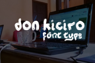 Donkiciro: A Hand-Painted Brush Font for Editorial Design
