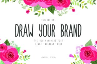 Draw Your Brand Handmade: A Script Amp Typeface for Editorial Design