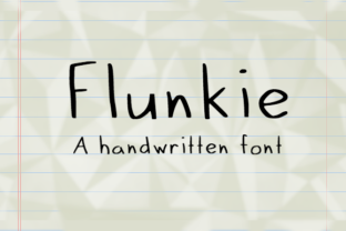 Flunkie: The Handwritten Typeface That Elevates Your Craft Brand
