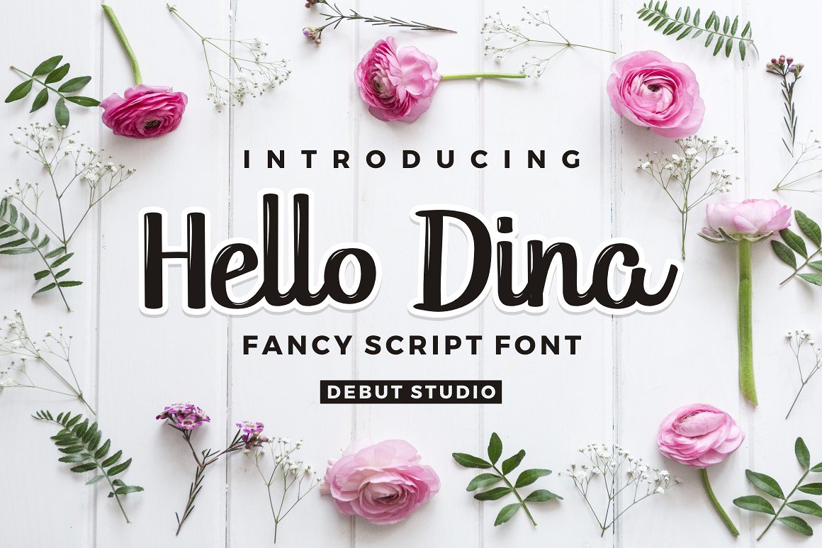 Hello Dina: The Script Amp Typeface for Clearer Campaign Messaging