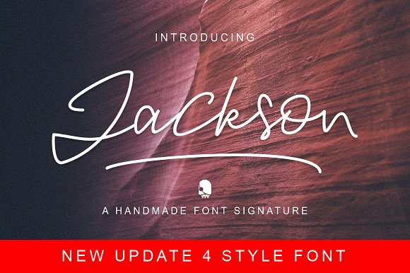 Jackson: A Modern Script Font for Editorial Design