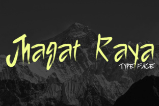 Jhagat Raya: A Bold Script Font for High-Impact Campaigns
