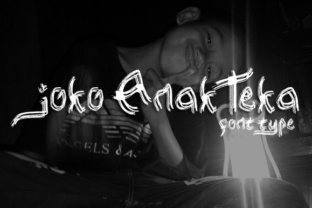 Jokoanakteka: A Rough Brush Script Font for Bold Digital Branding