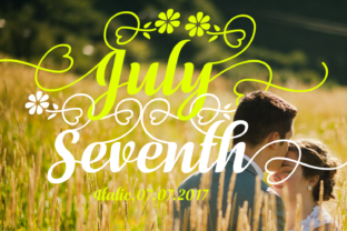 July Seventh Italic: Elevating Brand Identity with Handmade Typography