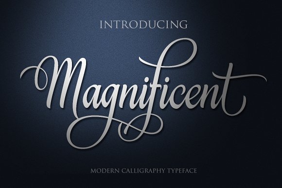 Magnificent: The Handwritten Typeface for Editorial Design