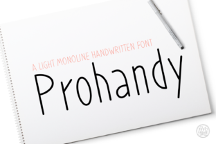 Prohandy Typeface: A Web Designer’s Take on Handwritten Digital Typography
