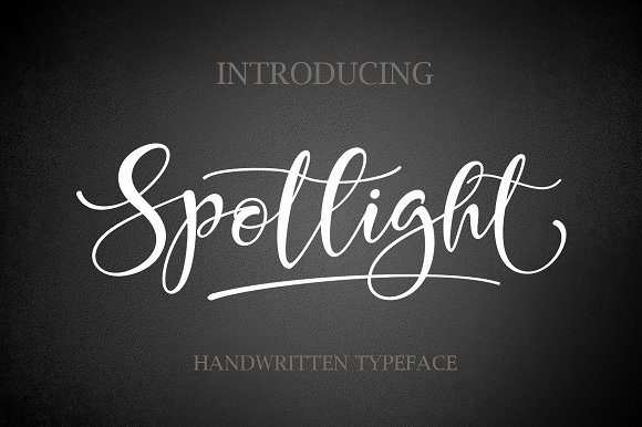 Spotlight Typeface Review: A Flowing Script for Modern Brand Identity