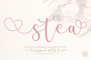 Stea: A Decorative Script Font for Editorial Elegance